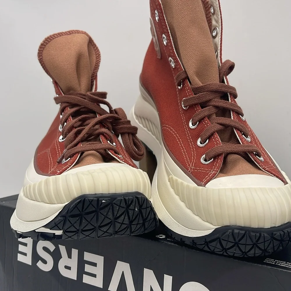 Converse Men’s CHUCK 70 AT-CX HI RITUAL RED/CLAY POT/RED OAK A06119C Platforms